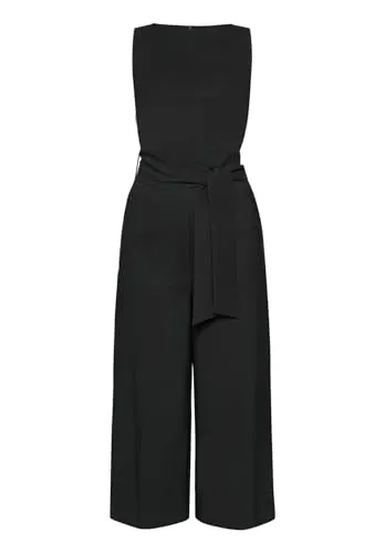 Betty Barclay Damen Jumpsuit mit Eingrifftaschen Schwarz, Größe 48