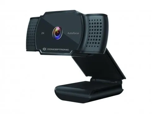 CONCEPTRONIC Webcam AMDIS 2K Super HD Webcam mit Mikrofon von Conceptronic