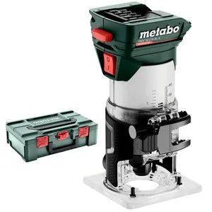 Metabo Kantenfräse FMV 18 LTX BL 8 – Akku, 18 V, 6mm & 8mm - Fräsen – Kompakte, akkubetriebene Kantenfräse mit kraftvollem Brushless-Motor für hohe Fräsgeschwindigkeit und stufenloser Tiefeneinstellung, ideal für präzises Arbeiten.