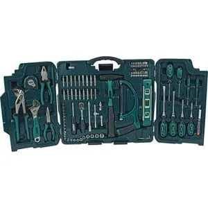 Brüder Mannesmann M29085 Werkzeugset Universal im Koffer 89teilig - 89-teiliges Grundwerkzeugsatz im stabilen Kunststoffkoffer, perfekt für Heimwerker und Profis.