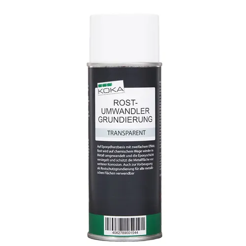 KOKA Rostumwandler Grundierung transparent Rostsanierer Rostentferner 400 ml