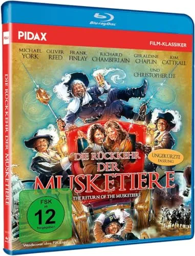 Die Rückkehr der Musketiere (Uncut Fassung) Der Legendäre Abenteuerfilm mit Starbesetzung nach dem Roman von Alexandre Dumas (OT: The Return of the Musketeers) [Blu-Ray]