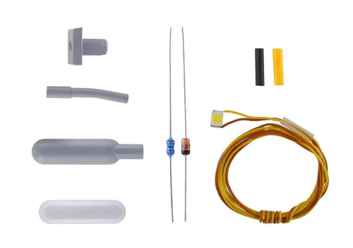 Viessmann H0 6725 Bausatz Industrieleuchte mit LED weiss