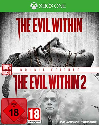 The Evil Within Double Feature [Xbox One] - Survival Horror Double Feature für Xbox One: Erleben Sie die packende Atmosphäre von The Evil Within und The Evil Within II mit brutalen Fallen und diabolischen Kreaturen.