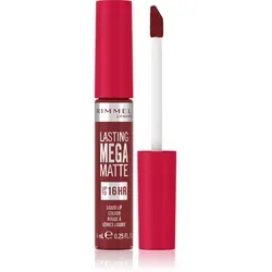 Rimmel Lasting Mega Matte leichter, matter Flüssig-Lippenstift 16 Std. Farbton Ruby Passion 7,4 ml