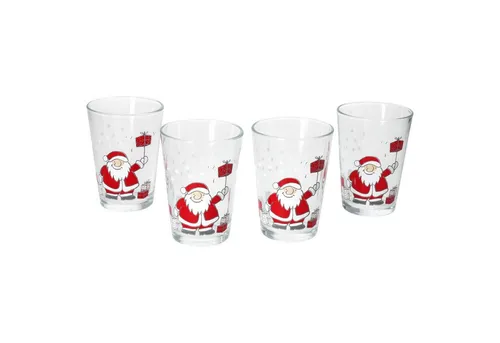 MamboCat Glas Ritzenhoff Santa Family Winter 4x Glühweingläser 240ml H11cm, Glas