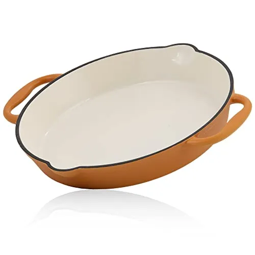Mahlzeit Gusseisenpfanne Emailliert 29 cm | Sunny Orange