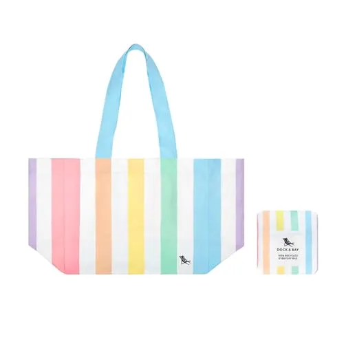 Dock & Bay Everyday Tote Bag — Wiederverwendbare Strand und Einkaufstasche - Summer - Unicorn Waves