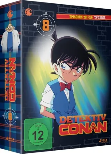 Detektiv Conan - TV-Serie - Vol.8 - [Blu-ray] - Erlebe spannende Kriminalfälle mit Detektiv Conan in der 8. Volume der beliebten TV-Serie auf Blu-ray. Ideal für Fans von Mystery und Abenteuer!