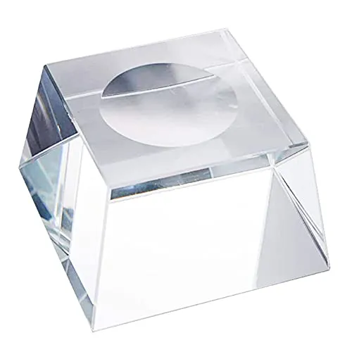 Hoshisea Klare Kristall Kugel Ständer Ausstellungsstand, Kristallkugel Display Ständer, Kristallkugel Standplatz, Verwendet für Kristalllackierte Glaskugeldekoration (Transparent)