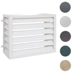Verkleidung für Klimaanlage/Wärmetauscher HWC-O43, Metall 73x97x38cm