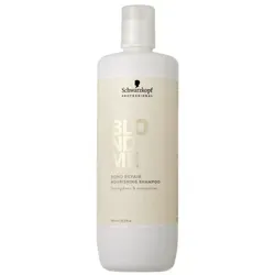 Schwarzkopf BlondMe Bond Repair Shampoo 1000 ml - Shampoo für blondes Haar mit BOND REPAIR TECHNOLOGIE, repariert Haarschäden und sorgt für Geschmeidigkeit und Glanz. Ideal für die Pflege nach dem Aufhellen.