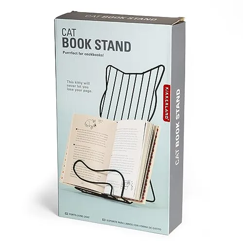 Kikkerland Cat Book Stand