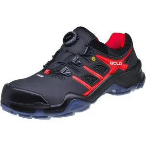 HKS Sicherheitsschuhe Targa 4 BVTP, S3 ESD - Herren Halbschuhe mit BOA Fit System - Arbeitsschuhe mit S3 Sicherheitsklasse, antistatisch und wasserabweisend. Ideal für Bau und Industrie, ausgestattet mit BOA Fit System für schnelles Öffnen und Schließen.