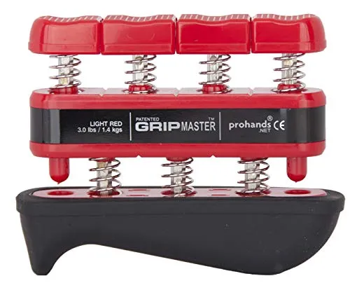 Prohands Gripmaster Handtrainer/Fingertrainer Medical Light, Rot, 1,4 kg