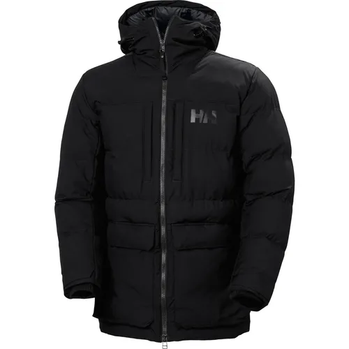 Helly Hansen Patrol Jacke Schwarz XL - Outdoor Freizeitjacke für Herren, PFC-frei mit beschichtetem Futter, ideal für Abenteuer mit 4 sicheren Cargotaschen und zusätzlicher Reißverschluss-Vordertasche.