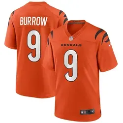 Nike Cincinnati Bengals Joe Burrow 9 Spielertrikot Herren in University Orange
