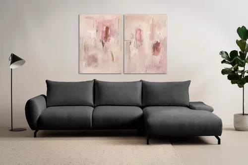 OTTO home Ecksofa KELLIE, L-Form, 315 cm, verstellbare Armlehne - Elegantes Ecksofa in L-Form mit verstellbaren Armlehnen und langlebigen Metallfüßen. Der Komfortschaum und die Wellenunterfederung sorgen für hohen Sitzkomfort und eine ansprechende Optik in deinem Wohnzimmer.