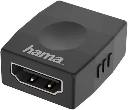 Hama HDMI Adapter Ultra HD 4K 60 Hz - HDMI Buchse zu HDMI Buchse, unterstützt HDR und ARC für perfekte Kino-Qualität und weniger Kabelsalat