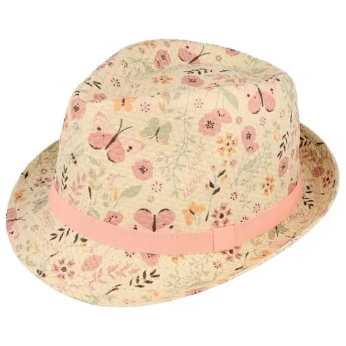 maximo - Girl's Trilby Schmetterling Futter - Hut Gr 53 cm beige