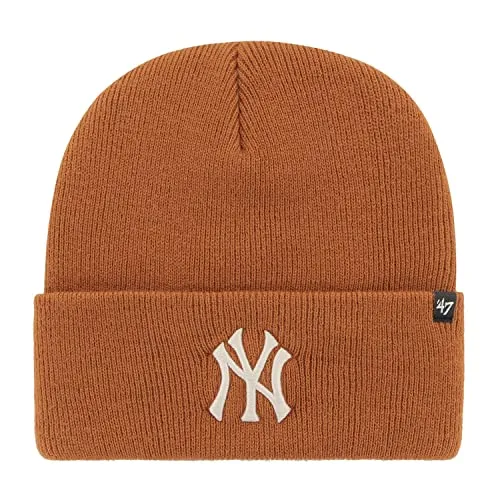 '47 Brand Beanie Wintermütze - Haymaker NY Yankees orange - Hüte, Kappen & Mützen für Baseball-Fans, stylische und warme Beanie für kalte Tage, zeigt deine Teamloyalität!