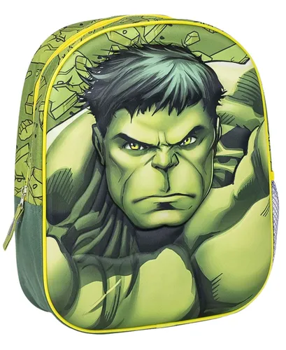 Rucksack Hulk 3D - Marvel Kindergartenrucksack 31x25x10 cm