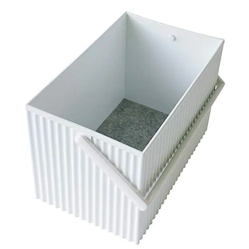 sceltevie Hachiman Omni M 10 L weiß - Aufbewahrungsbox mit 10 Litern Volumen, ideal für platzsparende und stilvolle Aufbewahrung im Zuhause oder Büro.