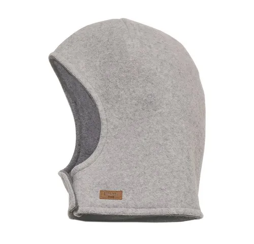 MAXIMO Beanie GOTS MINI-Schlupfmütze Baumwollfleece, Klettverschluß (1-St) Baumwollfleece