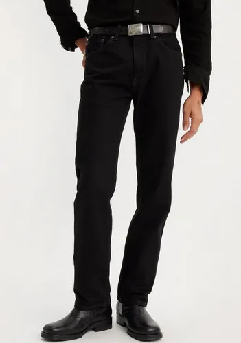 Levi's Herren 505 Regular Fit Straight Jeans, Schwarz, 36W / 30L - Jeans mit geradem Bein und bequemer, weiter Passform, gewebt mit einem Hauch Stretch für ganztägigen Komfort und Bewegungsfreiheit.