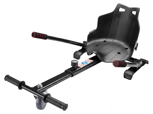 Wiltec Sitzscooter Schwarz von Wiltec