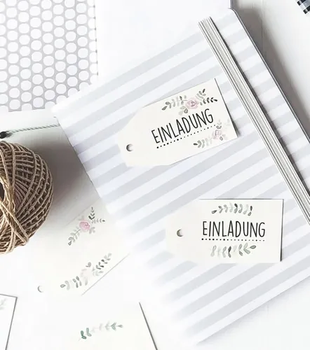 Heyda Stempel Motivstempel 'Einladung' 6,2x2cm