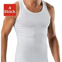 DDOnlineShop Unterhemd 4er Pack Feinripp Tank-Top für Herren, 100% Baumwolle (Spar-Set, 4-St., 4er-Pack) Premium Feinripp-Qualität, reine Baumwolle weiß XXXL