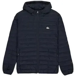 Quiksilver Outdoorjacke Scaly Hood schwarz XXL (56) - Funktionsjacke aus 100 % Nylon, maschinenwaschbar und ideal für Outdoor-Aktivitäten, schützt vor Wind und Wetter.