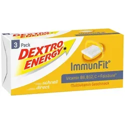 Dextro Energy Immun Fit Multivitamin-Geschmack 3er Pack 138g