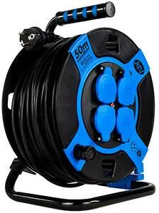 REV Kabeltrommel 50m, IP 44, 4-fach