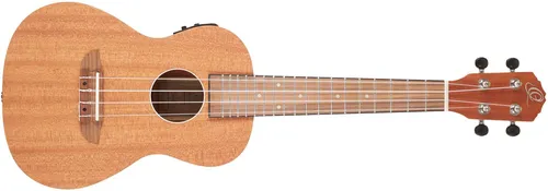 Ortega Guitars Konzert Ukulele Elektro-Akustisch – Timber Series - Ukulele – Helle Klänge und aktiver Preamp mit Stimmgerät für perfekte Lautstärkenkontrolle, ideal für Einsteiger. Inklusive gepolstertem Gigbag für sicheren Transport.