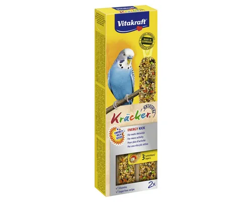 Vitakraft Kräcker® Energy Kick 2er / 60 g, für: Vogel