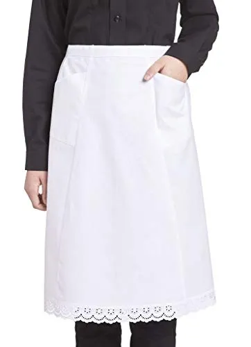 Leiber Halbschuerze weiss in weiß von Leiber