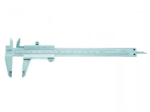 Horex 2226510 Taschenmessschieber 100mm - Präziser Taschenmessschieber mit 100mm Messbereich, ideal für präzise Messungen unterwegs und in der Werkstatt.