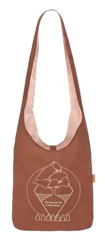 LÄSSIG Umhängetasche Green Label - Umhängetasche aus 100% Polyester, umweltfreundlich und ideal für Einkäufe oder Ausflüge. Schnell zusammengefaltet, platzsparend und praktisch für jeden Anlass.