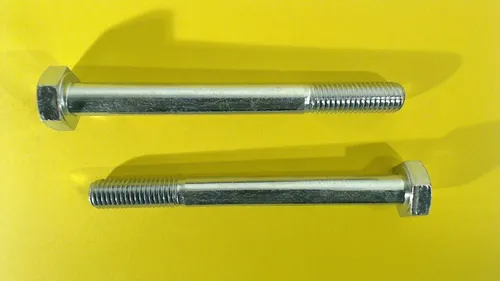 2X M10x100 Sechskantschrauben Teilgewinde 8.8 galv. verzinkt DIN 931 - 10 x 100