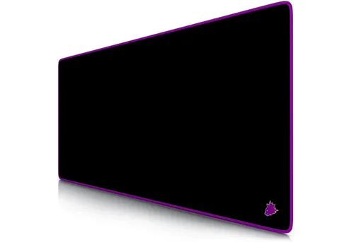 CSL Gaming Mauspad XXL Speed Mousepad 900 x 400 x 3 mm, große Tischunterlage, rutschfest, abwaschbar, Geschwindigkeit & Präzision, Symbol violett
