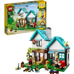LEGO Creator 31139 - Gemütliches Haus, 3-in-1 Bauspielzeugset mit 808 Teilen für kreative Bauoptionen und endlosen Spielspaß für Kinder ab 8 Jahren