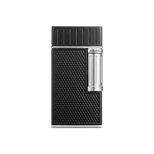 Colibri Julius II Feuerzeug 2er-Softflamme - schwarz/chrome - Stylisches und elegantes Feuerzeug-Set mit Softflamme, ideal für den täglichen Gebrauch. Hochwertige Verarbeitung und modernes Design machen es zum perfekten Begleiter für jede Gelegenheit.