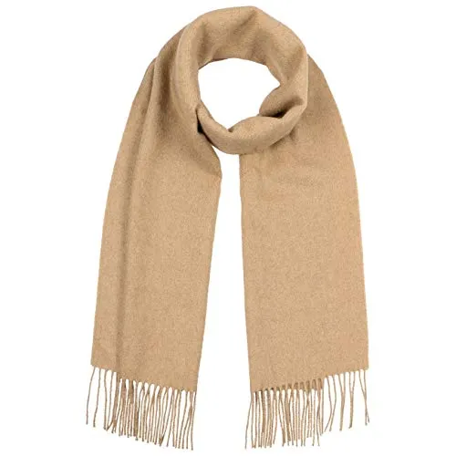 Stetson Camelana Schal - Eleganter Wollschal für Damen - Made in Italy - Hellbraun - ELEGANTER DAMENSCHAL: Aus hochwertiger Kamelwolle gefertigt, bietet dieser Schal stilvollen Komfort und ist ideal für die kühle Saison. ITALIENISCHE HANDWERKSKUNST: Erstklassige Verarbeitung sorgt für luxuriöse Qualität und vielseitige Tragemöglichkeiten.