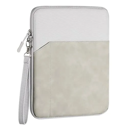 TiMOVO 9-11 Zoll Tablet Tasche Hülle Kompatibel mit iPad 10 2022, iPad Pro 11 2022-2018, iPad Air 5/4 10.9, iPad 10.2, Galaxy Tab S9 2023/A8 10.5/Tab S8 11″, Surface Go 2/1, Hellgrau