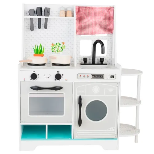 4iQ Spielküche Speilzeug Küche aus Holz für Kinder TinyTreats 70,5x27x81 cm mit
