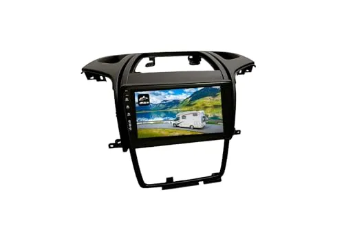 BergGPS FD-9000 - 9-Zoll Camper Navigation mit Carplay und Android Auto, ideal für Wohnmobile und integriertes DAB+ Radio