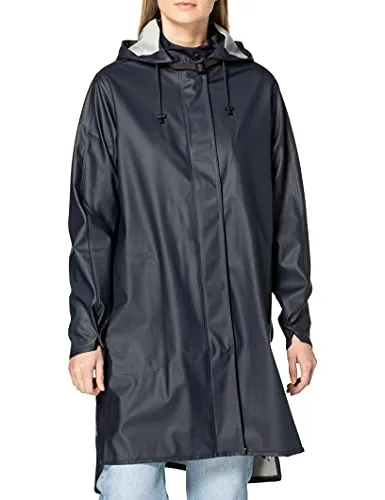 Ilse Jacobsen Regenmantel RAIN71 mit Kapuze - Funktionsjacke, wasserdicht und leicht, ideal für wechselhaftes Wetter, mit verstellbarer Kapuze und praktischem 2-Wege Reißverschluss.