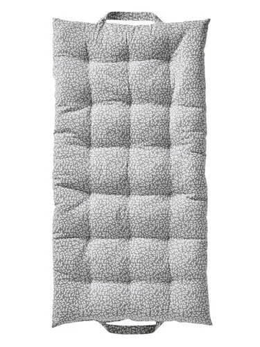 VERTBAUDET Bedruckte Bodenmatratze mit Griffen, grau - Matratzen für Babybetten, mit praktischen Griffen für einfaches Handling und einem stylischen Design, ideal für Spiel- und Liegeflächen.